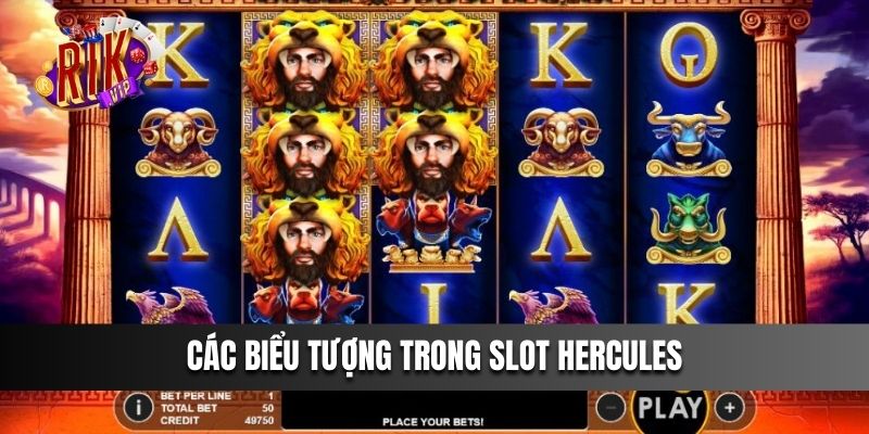 Các biểu tượng trong Slot Hercules