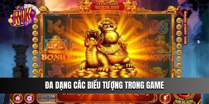 Đa dạng các biểu tượng trong game