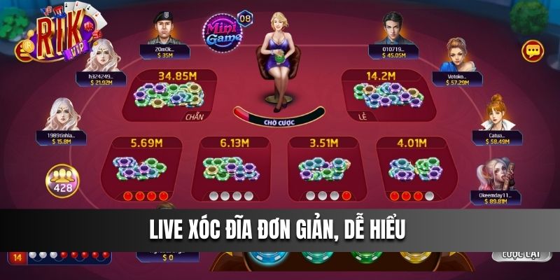 Live Xóc Đĩa đơn giản, dễ hiểu 